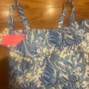 Lilly Pulitzer Greta 2 piece linen outfit